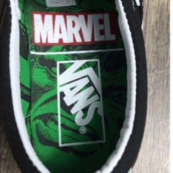 NWT VANS&Marvel Slip On Hulk Checkerboard W AUTHEN - Picture 8 of 8